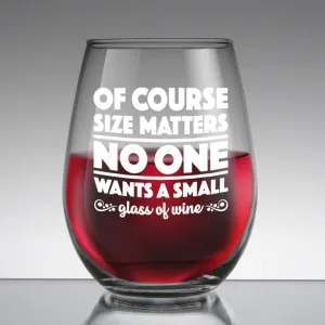 Stemless Wine Glass