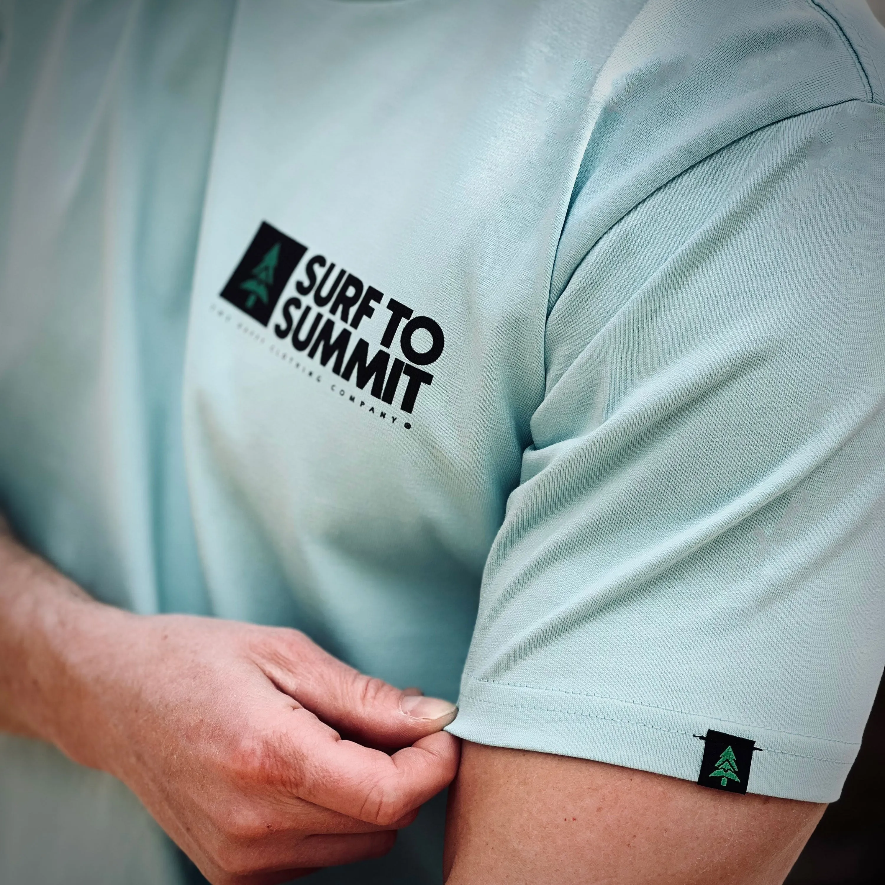 Surf To Summit Back Print 'Lifestyle Tee' | Premium Heavyweight |