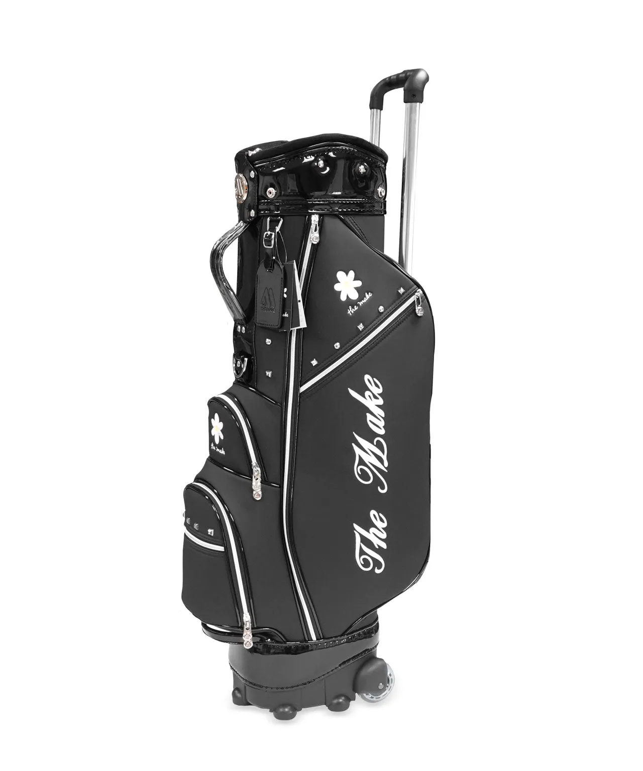 THE MAKE - Rosa Wheel Caddie Bag - Black