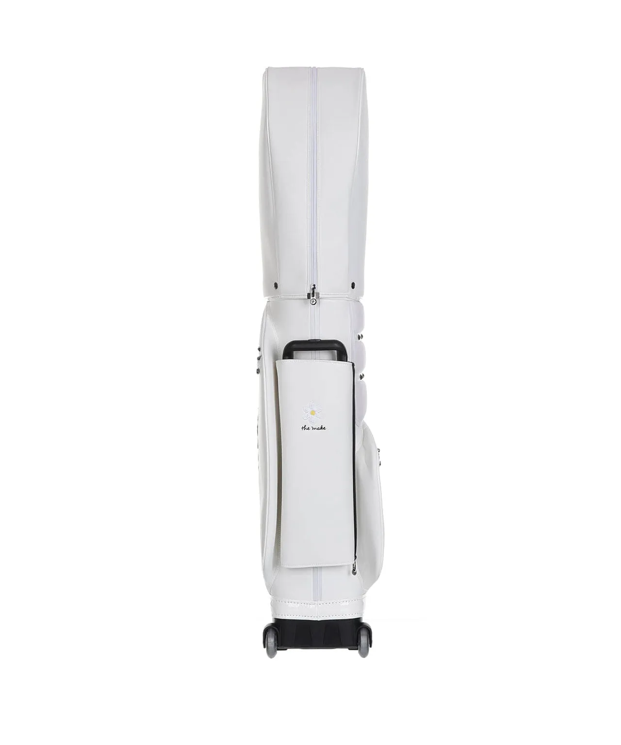 THE MAKE - Rosa Wheel Caddie Bag - White