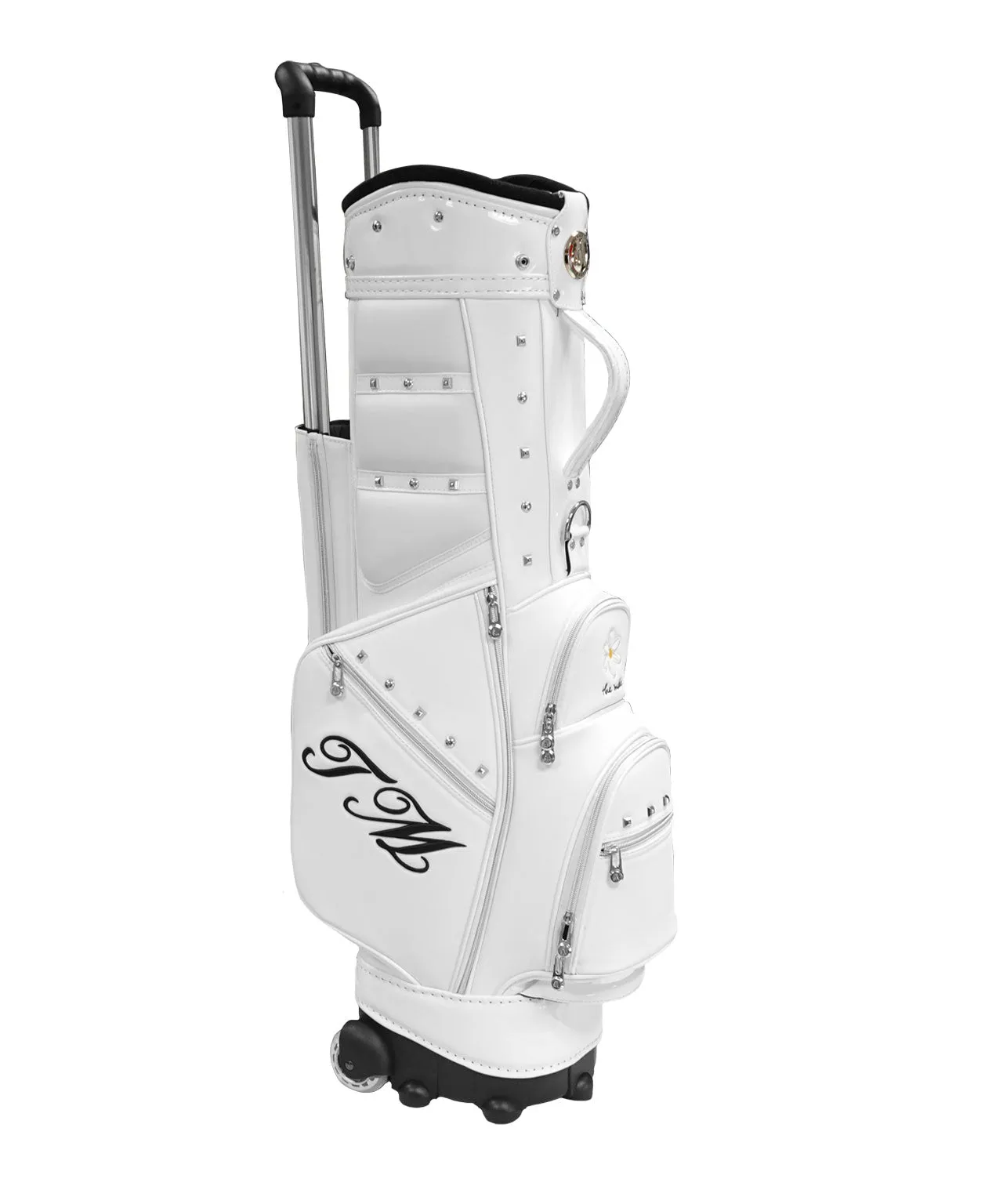 THE MAKE - Rosa Wheel Caddie Bag - White