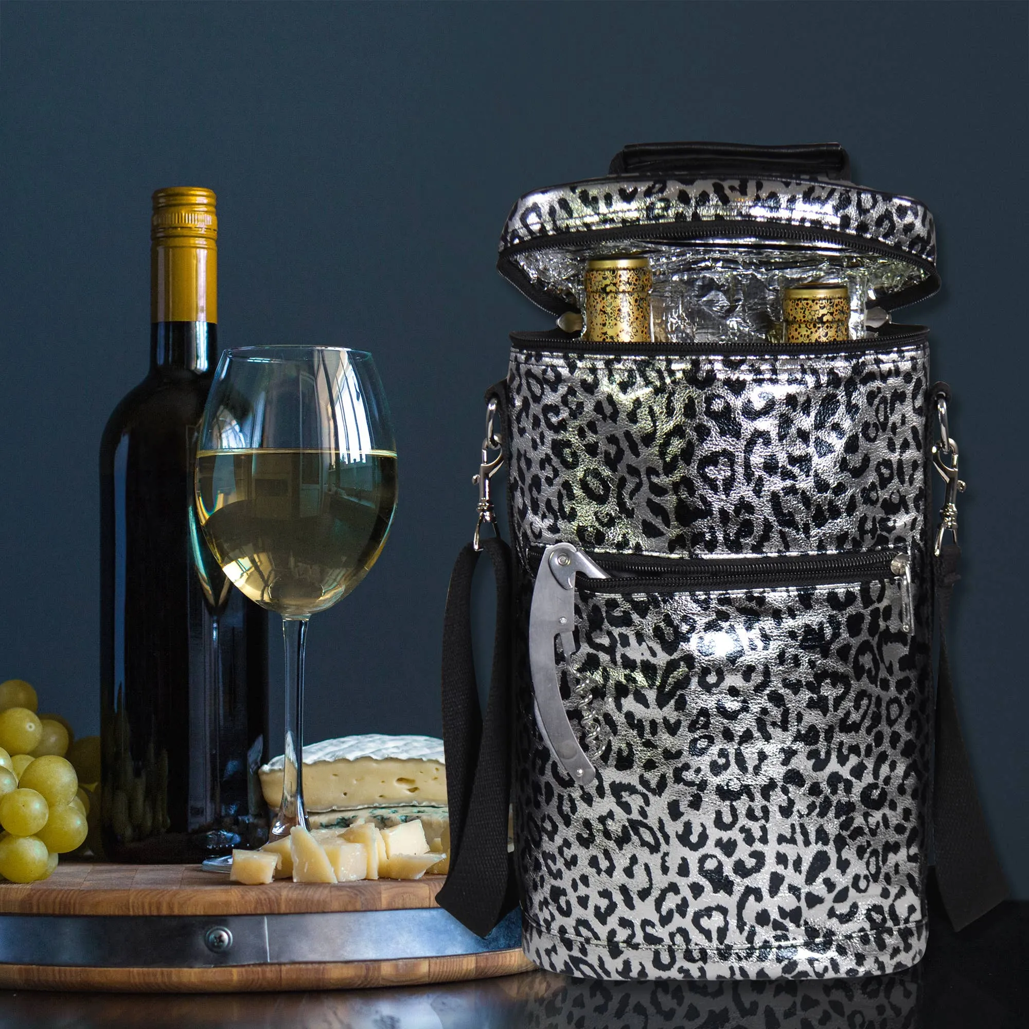 Two Bottle Insulated Wine Carrier