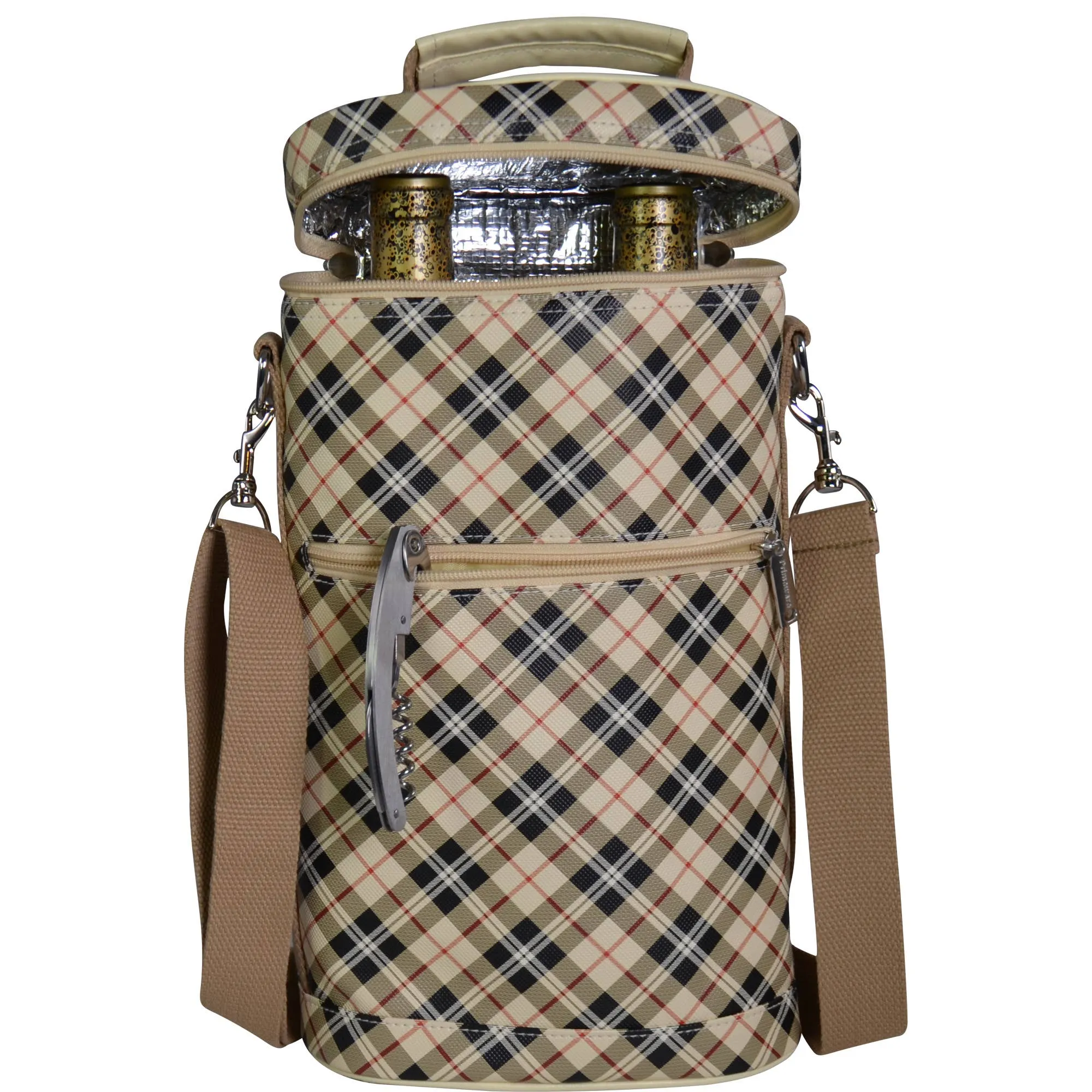 Two Bottle Insulated Wine Carrier