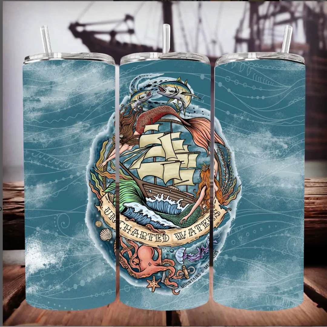 Uncharted Waters Insulated Tumbler