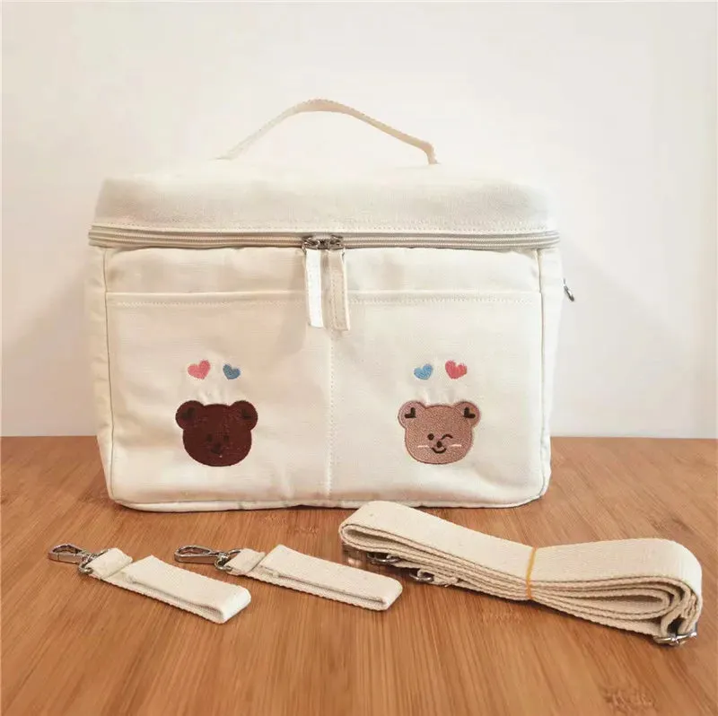 Waterproof Baby Feeding Bottle Cooler Bag Thermal Insulation Mommy Bag Stroller Baby Nappy Bag for Pram Organizer Diaper Pouch
