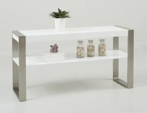 White High Gloss Console Table