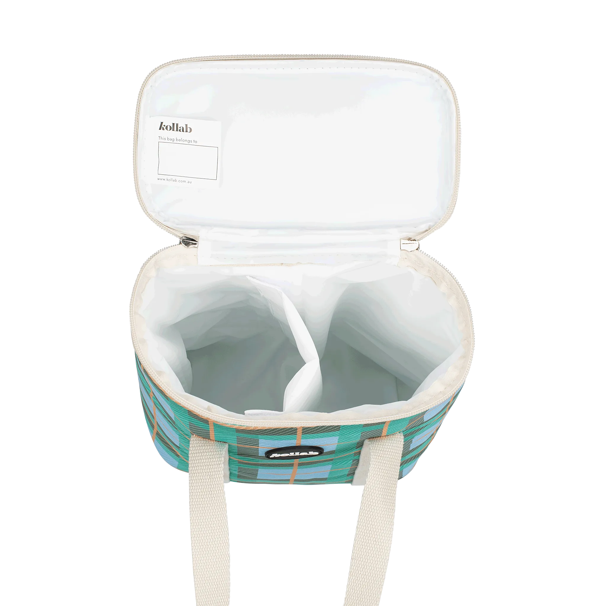 Wine Cooler Bag  Ocean Check