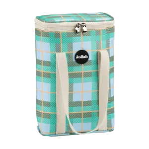 Wine Cooler Bag  Ocean Check