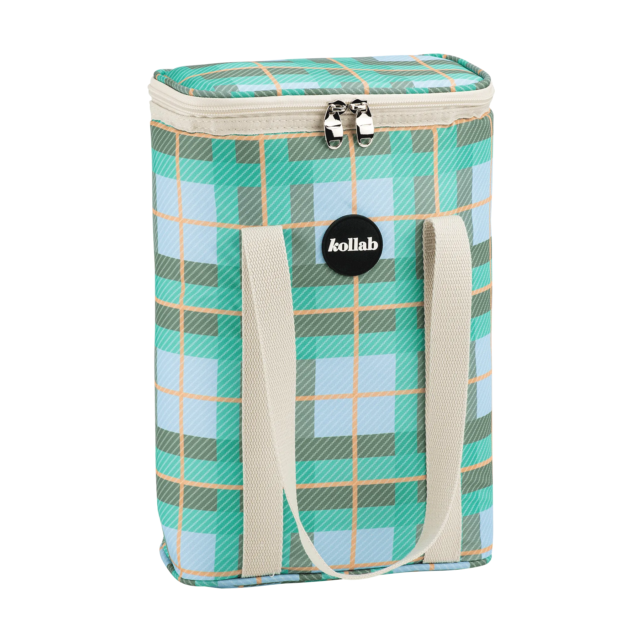 Wine Cooler Bag  Ocean Check