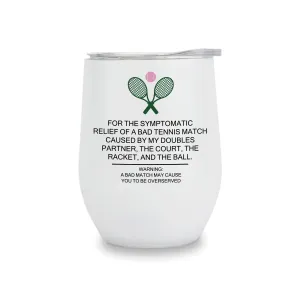 Wine Tumblers - Tennis Relief