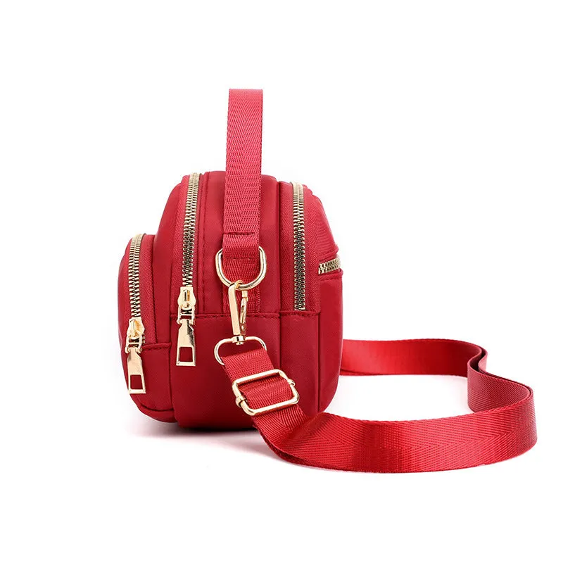 Women's Summer Nylon Mini Pouch Waterproof Cloth Crossbody Bags